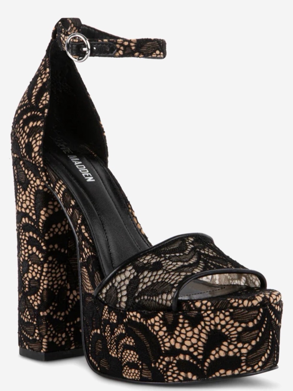 Glam black Steve Madden heels